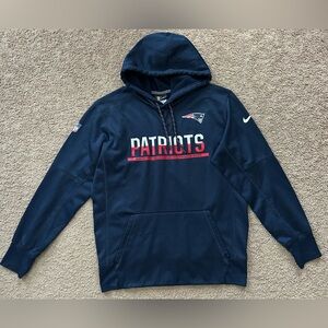 Nike On Field NFL Therma-Fit Men’s Navy Patriots Hoodie Team size M